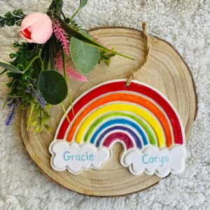 Personalised Rainbow Plaque